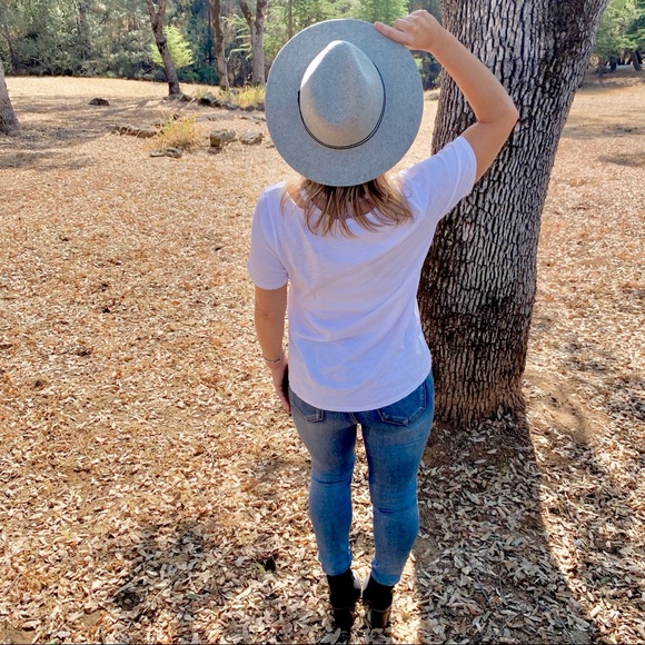 | tabitha gray wool minimalist hat | - Picture 5 of 8